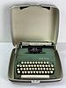 A Vintage Smith-Corona Typewriter with Case