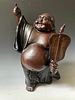 A Bronze Happy Buddha