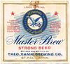 1935 Master Brew Beer 12oz CS100-1 - Saint Paul, Minnesota