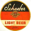 1940 Schaefer Light Beer No Ref. - New York, New York