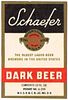 1933 Schaefer Dark Beer 12oz NY89-18 - New York, New York