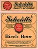 1935 Scheidt's Birch Beer 32oz One Quart PA59-11V - Norristown, Pennsylvania