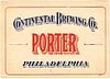 1893 Porter 12oz PA69-06 - Philadelphia, Pennsylvania