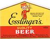1934 Esslinger's Quality Beer 32oz One Quart PA72-05V - Philadelphia, Pennsylvania