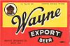 1937 Wayne Export Beer 12oz PA34-03 - Erie, Pennsylvania