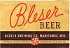 1937 Bleser Beer 12oz WI245-07 - Manitowoc, Wisconsin