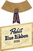 1942 Pabst Blue Ribbon Beer 32oz One Quart WI286-115 - Milwaukee, Wisconsin