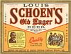 1943 Schoen's Old Lager Beer 8oz WI522-28V - Wausau, Wisconsin