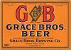 1936 GB Grace Bros. Beer 11oz WS53-06 - Santa Rosa, California