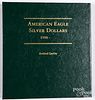 Twenty-three American Eagle 1ozt fine silver coins