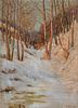 Robert Fletcher Gilder (1856–1940) – Winter Forest 
