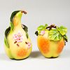 Two Katherine Houston Porcelain Models of Fruit