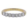 Tiffany & Co Platinum Gold Diamond Wedding Band Ring