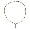 Antique Victorian 14k Gold Fob Chain Necklace