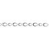 A 9ct gold bracelet. Designed as a series of alternating oval-shape polished and single-cut diamond