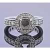 Roberto Pinto 14k Gold Diamond Engagement Ring Setting