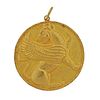 18k Gold Griffon Pendant Medallion