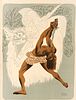Al Hirschfeld - Kris Dancer Bali