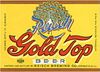 1944 Reisch Gold Top Beer 12oz Label Springfield, Illinois IL101-15V
