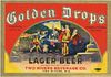 1936 Golden Drops Lager Beer 12oz Label Two Rivers, Wisconsin WI498-14