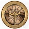 Brass pocket sundial compass, early 19th c.