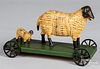 Walter Gottshall carved and painted pull toy