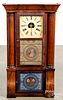 S.C. Spring rosewood triple decker mantel clock
