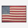 A 38-Star National American Flag commemorating Colorado statehood 1876-1889
