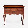A Queen Anne carved cherry dressing table Probably Wethersfield, Connecticut area, circa 1760