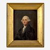After Gilbert Stuart (1755-1828), American School 19th century Small Portrait of George Washington (1732-1799)