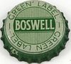 1942 Boswell Green Label Beer  Bottle Cap Quebec, Quebec