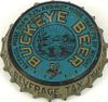 1948 Buckeye Beer ~OH 1½¢ Tax (enamel)  Bottle Cap Toledo, Ohio