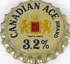 1950 Canadian Ace Beer  Bottle Cap Chicago, Illinois