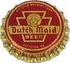 1934 Dutch Maid Beer ~PA pint tax  Bottle Cap Pittston, Pennsylvania