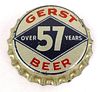 1947 Gerst 57 Beer (silver)  Bottle Cap Nashville, Tennessee