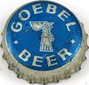 1955 Goebel Beer (Blue/Silver)  Bottle Cap Detroit, Michigan