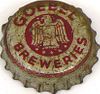 1946 Goebel Breweries (dull silver)  Bottle Cap Detroit, Michigan