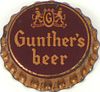 1937 Gunther's Beer  Bottle Cap Baltimore, Maryland