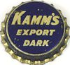 1945 Kamm's Export Dark Beer  Bottle Cap Mishawaka, Indiana