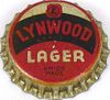 1934 Lynwood Lager Beer  Bottle Cap Lynwood, California