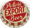 1938 Potosi Export Beer (white)  Bottle Cap Potosi, Wisconsin