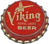1934 Viking Royal Lager Beer  Bottle Cap Flint, Michigan