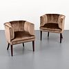 Pair of Lounge Chairs, Manner of Gio Ponti