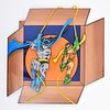 Joseph Somers 3D Painting, Batman & Robin Homage