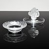 Lalique "Irene" Bowl & "Roxane" Ring Holder