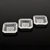 Set of 3 Lalique "Anna" Trays