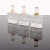 3 Lalique for Molinard "Molinard" Perfume Bottles