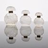 3 Lalique for Houbigant Perfume Bottles