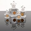 4 Baccarat for Guerlain Perfume Bottles