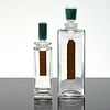 2 Baccarat for Caron Perfume Bottles